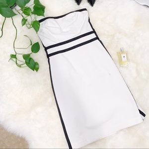 The Limited Strapless White Dress